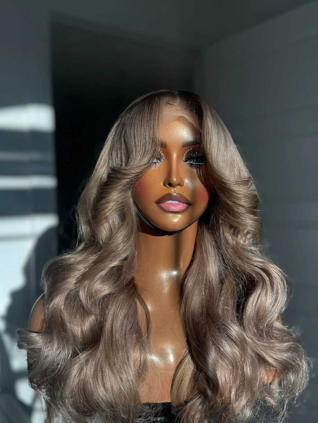 100% Virgin Cuticle Aligned Human Hair Glueless Lace Wigs Highlight Blonde Dark Root Reddish Mix Hair Pre-Plucked for Women
